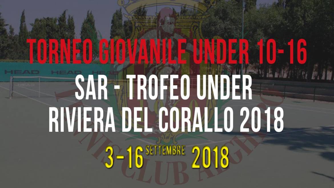 SAR – Trofeo Under Riviera del Corallo