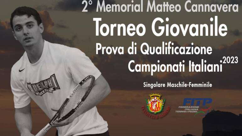 Campionati Italiani giovanili 2023 – 2° Memorial Matteo Cannavera